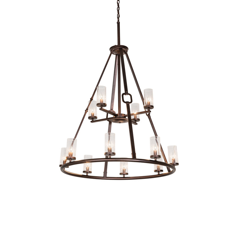 Rustic Lodge 12 - Light Chandelier