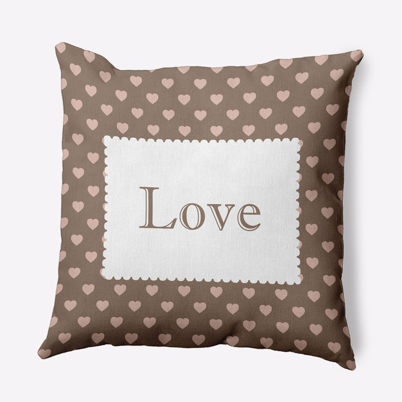 Reversible Throw Pillow, 20" H x 20" W, Square