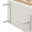 Armoire de rangement 44,16 po, 6 tiroirs, blanc. Décoration de chambre à coucher et de salon, essentiel fonctionnel, espace spacieux