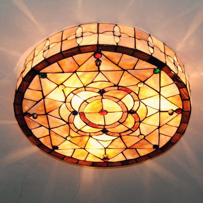 Plafonnier encastré 18 po Tiffany