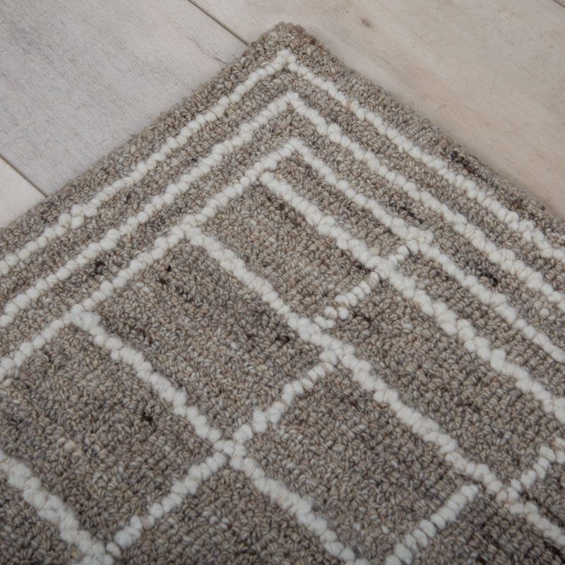 Tapis 100% laine touffeté à la main, Rectangle 5' x 7'6"