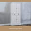 Armoire en bois manufacturé Zaelie