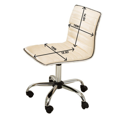 Chaise de bureau Fremo Chromel