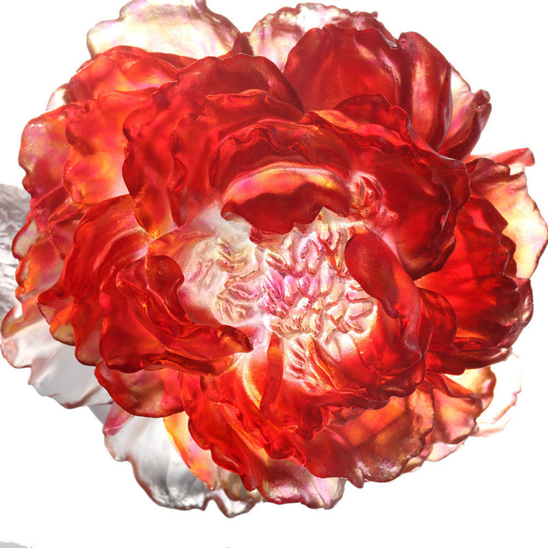 Prosperity Ubiquitous Peony Flower Sculpture