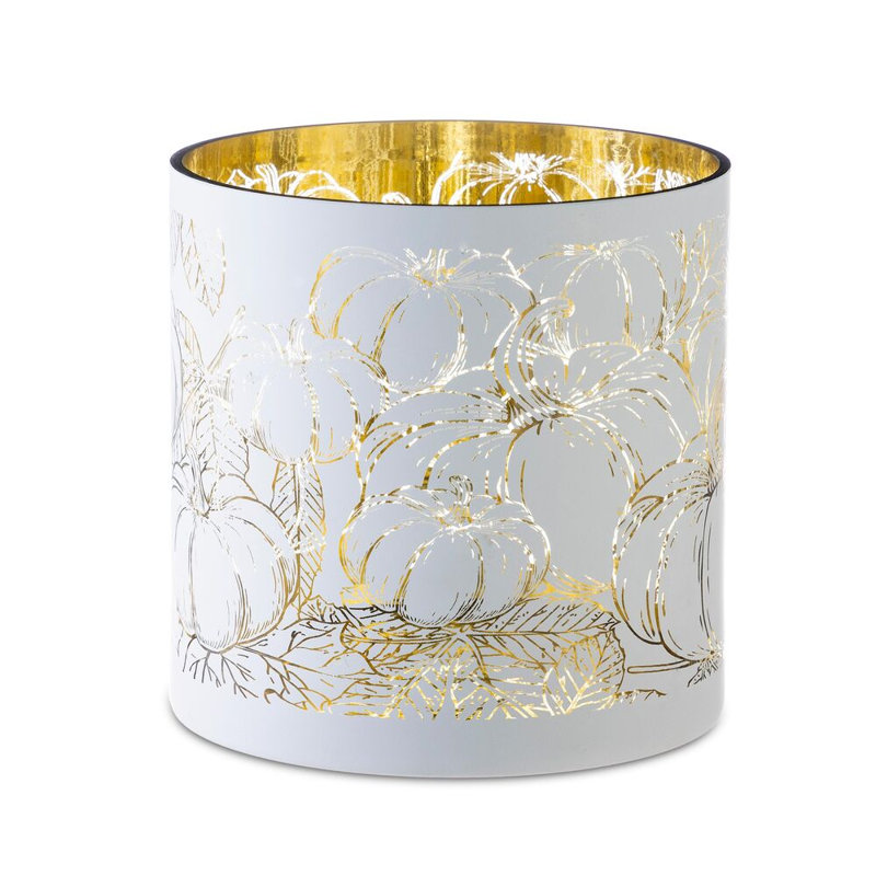 Ouragan moyen citrouille, 7.87" H x 7.87" W x 7.87" D
