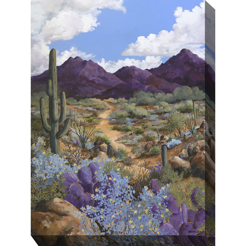 Impression sur toile murale mauve pourpre