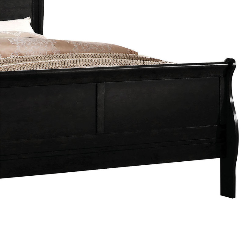 Avondale Sleigh Bed, Black, Full