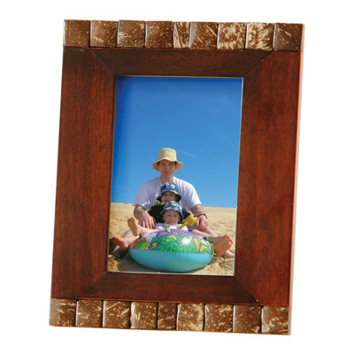 North Palisade Brown Wood Matte Picture Frame