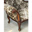 Chaise longue classique en bois massif sculpté