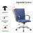 Sorrells Mid Back Leather Office Chair Adjustable Height Swivel Tilt Ergonomic Executive Conference Chair-793595941