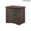 Table de chevet Modern Elegance Wenge-438938861
