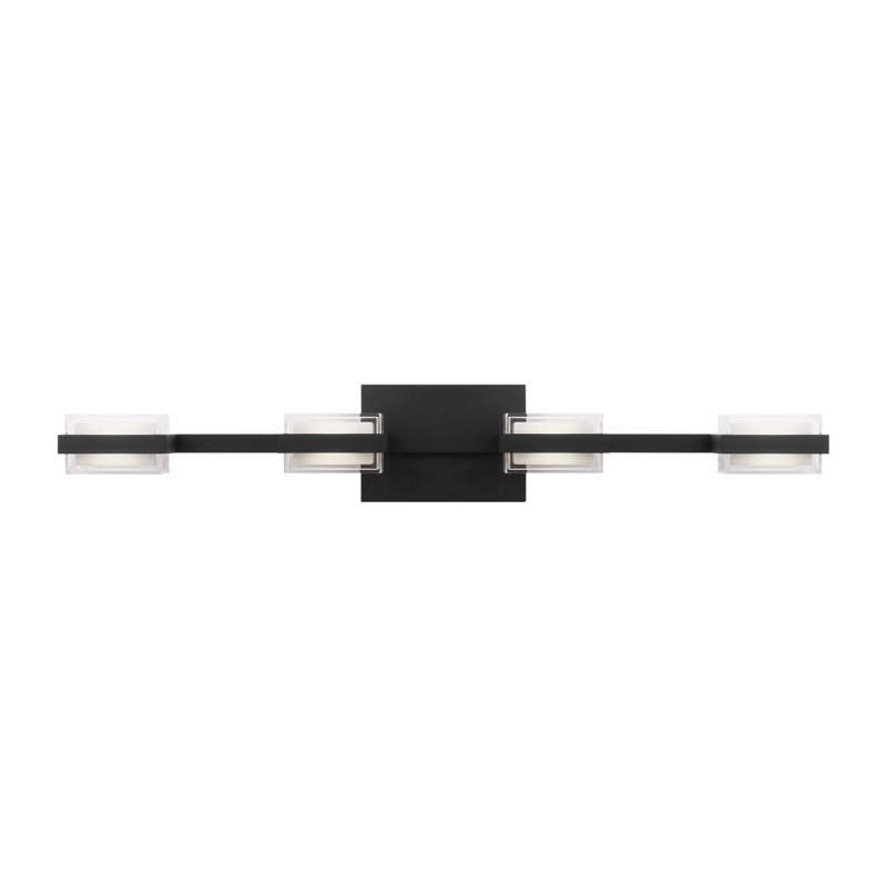 Kamden 4 - Light LED Vanity Light, Nightshade Black