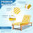 2ps 3-inch Thick Outdoor Lounge Chair Cushion-waterproof And Colorfast, Suitable For Most 72-inch Pool Balcony Chairs.-498940383-498940374