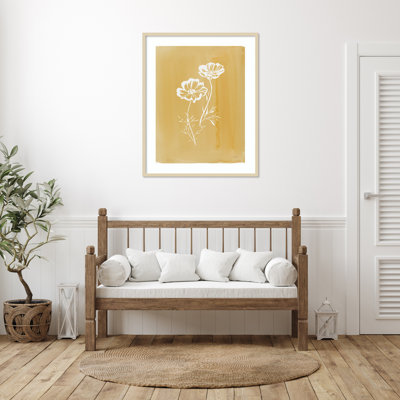 «Cottage Wildflowers I» par Katrina Pete, reproduction d'art encadrée sur bois