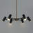 Miaisabella 6-Light Sputnik Modern Linear LED Chandelier
