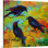 «Siya Round Table Crows» par Marion Rose, reproduction d'art sur toile tendue
