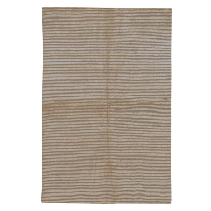 High-Quality Hand-Knotted Grey Area Rug