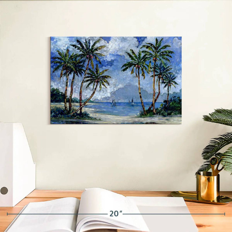 Gillard Impressions Of Palms II, H 8 po x l 12 po