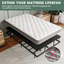Panneau de support pour matelas robuste et respirant de taille simple 38 po x 75 po pour prévenir l'affaissement du matelas, avec pois antidérapants, planche de lit résistante à l'humidité et au bruit-131371898