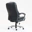 Fauteuil de bureau en polyuréthane à hauteur réglable avec design ergonomique, cuir souple, capacité maximale de 300 lb, structure, roulettes silencieuses, hauteur de conception classique, pour un confort lombaire, roulettes silencieuses, style artistique-141218409-141218410