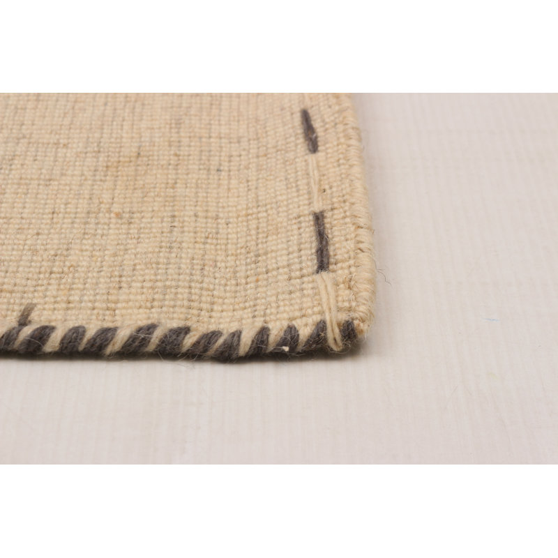 Tapis crème Kashkuli Gabbeh 7 pi 10 po x 11 pi 1 po