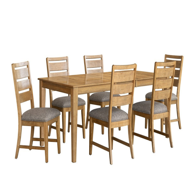 7-Piece Dining Set, Oak