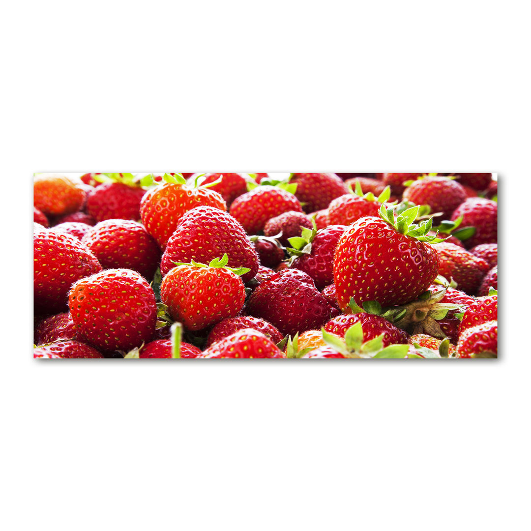 Erdbeeren - Ungerahmte Fotografie auf Leinwand