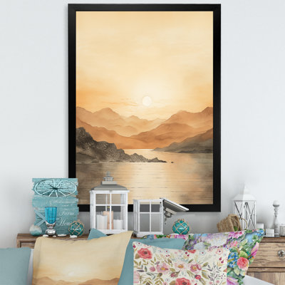 " Bold Sunset Coastal Horizon II "
