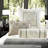 Elegant 7-piece Queen Bedding Sets, 100% Polyester With Tufted Design