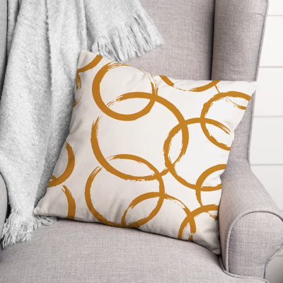 Geometric Outdoor Reversible Throw Pillow