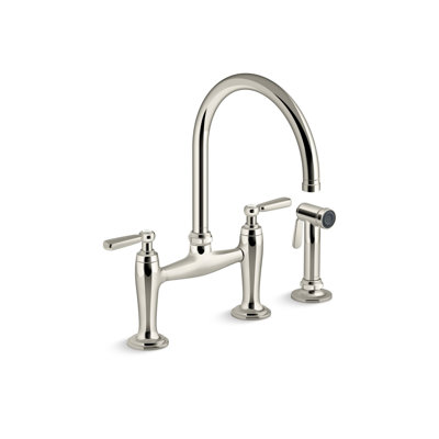 Robinet de cuisine à deux trous Edalyn By Studio Mcgee