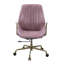 Chaise de bureau en cuir véritable-101954825