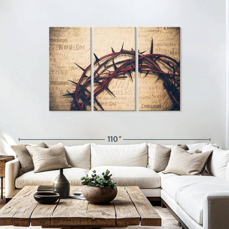 Adella Crown Of Thorns, 48" H x 74" W