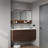 French retro light luxury bathroom cabinet