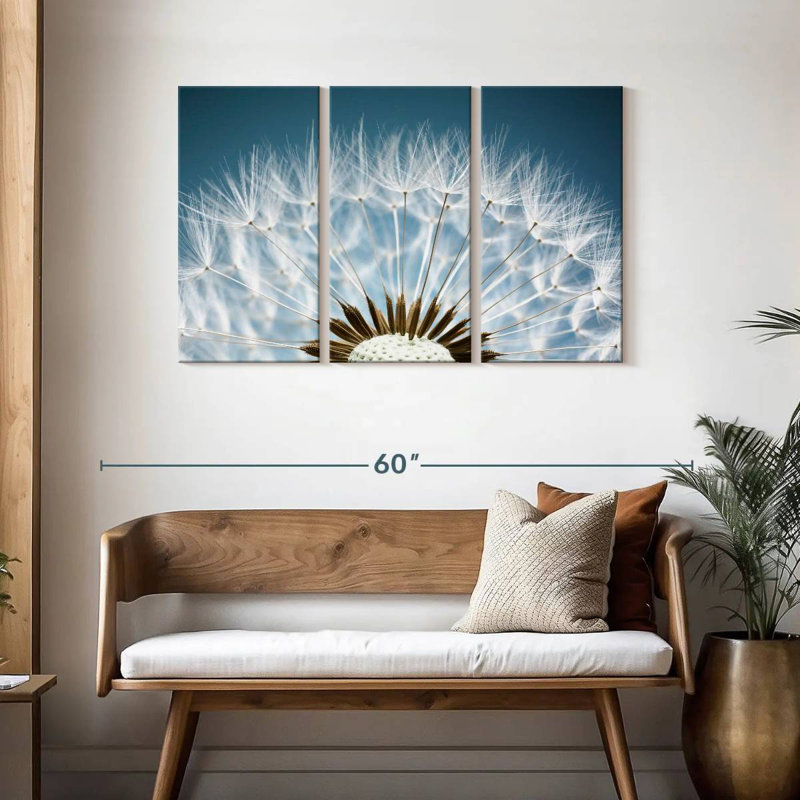 Harnek Soft Dandelion Seeds, 20" H x 33" W