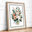 Coral Bouquet Botanical - Framed Print-1515641038-1515641072