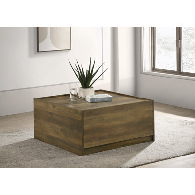 Table basse carrée avec 2 tiroirs Travon