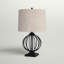 Lampe de table noire 27,5 po Heartwell