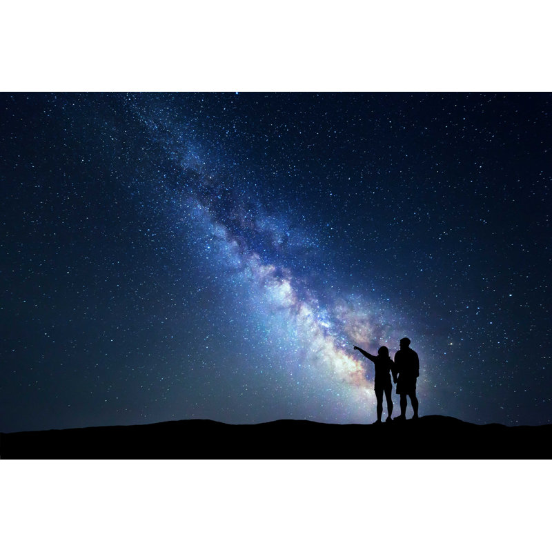 Milky Way - Photographie sur toile tendue, H 8 po x l 12 po