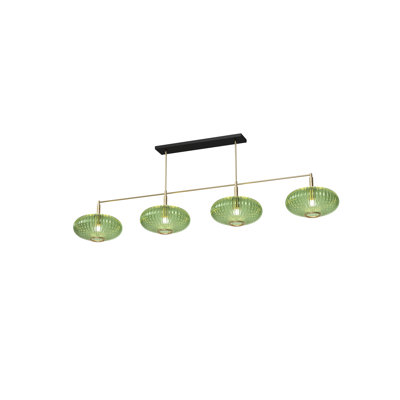 Prohibition 66" Four Glass Shade Billiard Light By RAM Game Room