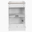 Ensemble de meuble-lavabo autoportant de 20 pouces avec lavabo en céramique, ensemble de meuble-lavabo simple autoportant avec porte à fermeture douce, tablette réglable, style moderne, blanc.-307805689