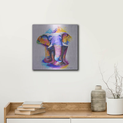 " Elephant Splash Colors " by Ivan Negrete