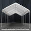 Universal Canopy 10 FT 8 IN x 27FT, 1 3/8-Inch Steel Frame, 10 Leg, White