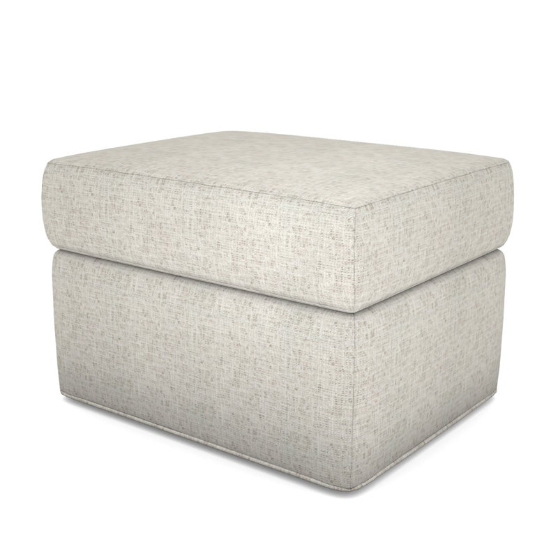 Repose-pieds rembourré Newlin, Non, Métal Tuck