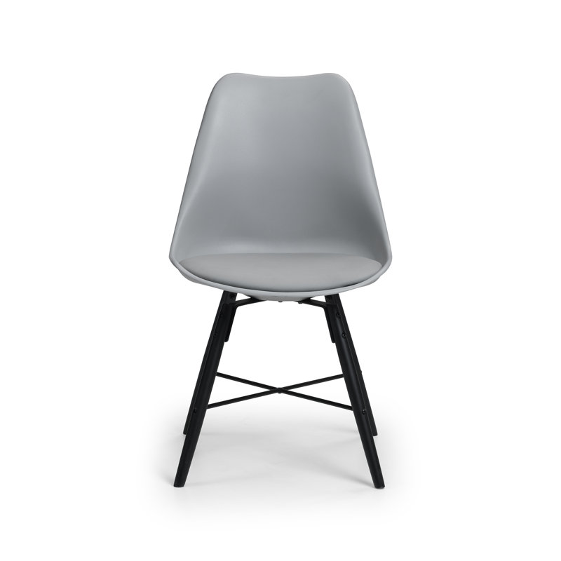 Adorján Side Chair, Grey/Black
