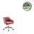 Centrahoma Velvet Office Chair with Gold Chrome Base-534598897