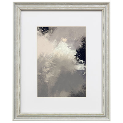 Avarika Wood Beaded Picture Frame with Mat