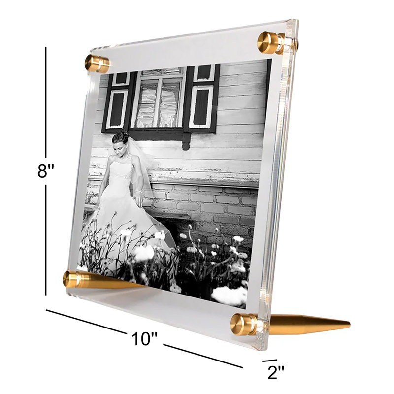 Tabletop Picture Frame, 8" x 10", Gold