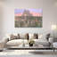 Sydney Bridge Twilight Impressionist Abstract Contemporary Architecture City Wall Art Print 1 Piece Wrapped Canvas Wall Art-1064306505