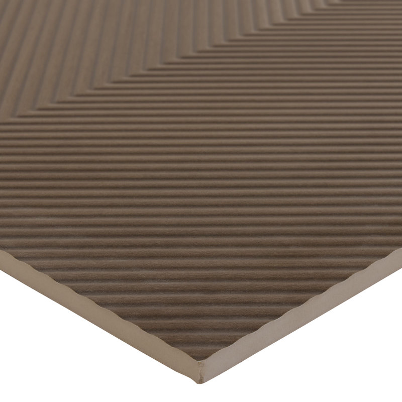 Industry Tile 16x48 Karri V Shape Designer Wood Look Brown Wall Tile